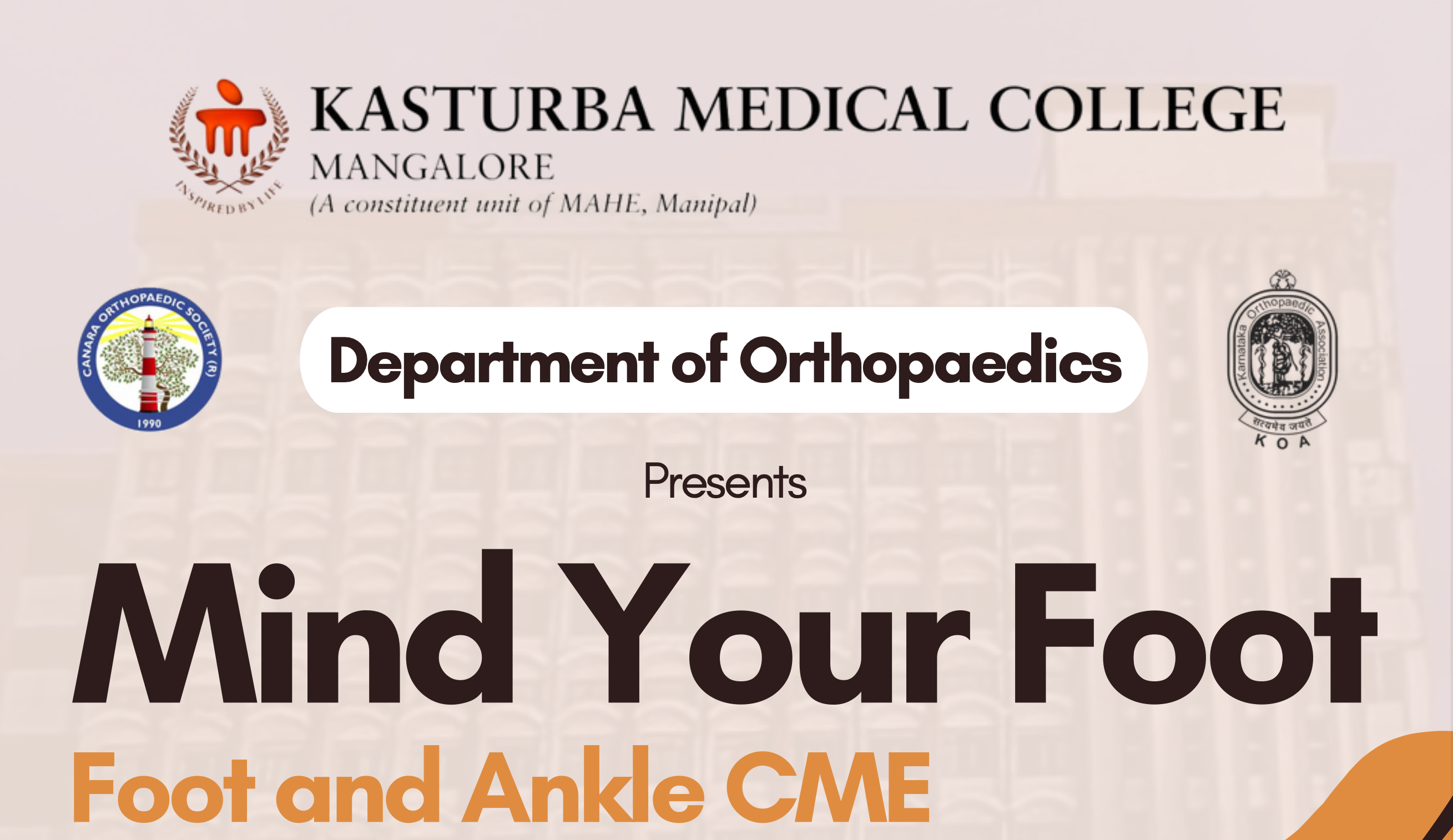 Mind Your Foot (Foot & Ankle CME)